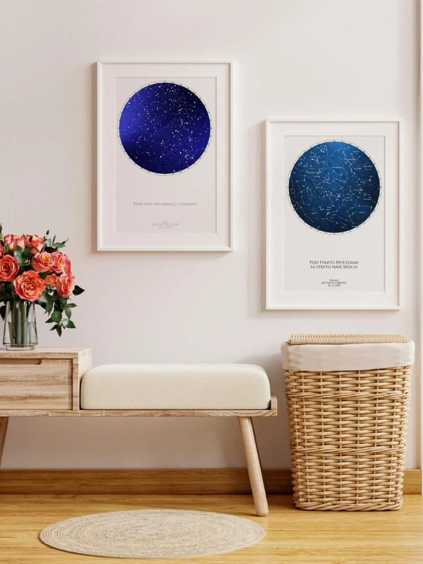 Hviezdny obraz a hviezdna obloha obraz do interiéru